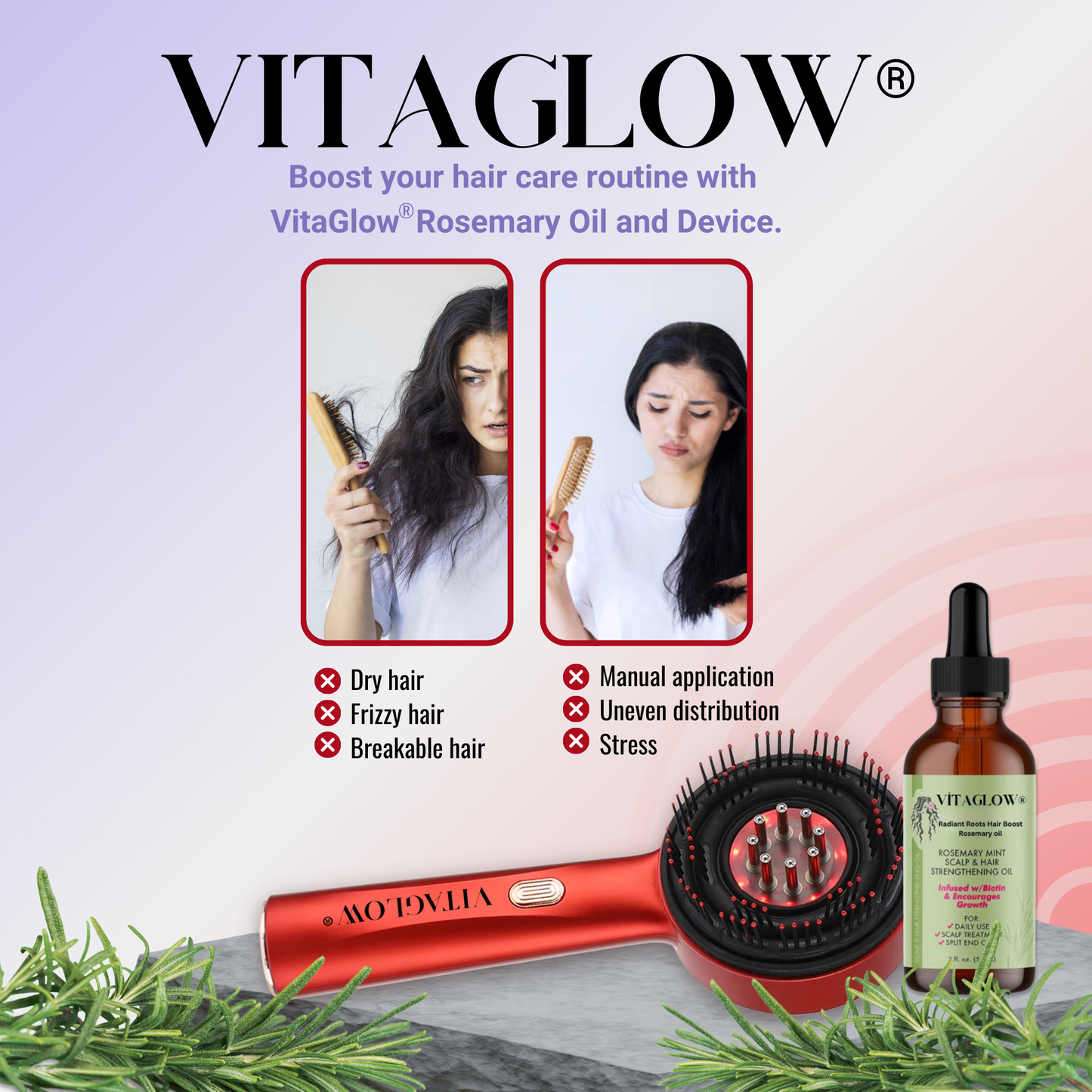 VITAGLOW® ScalpX Pro 2.0 | 6-IN-1 HAIR GROWTH COMB