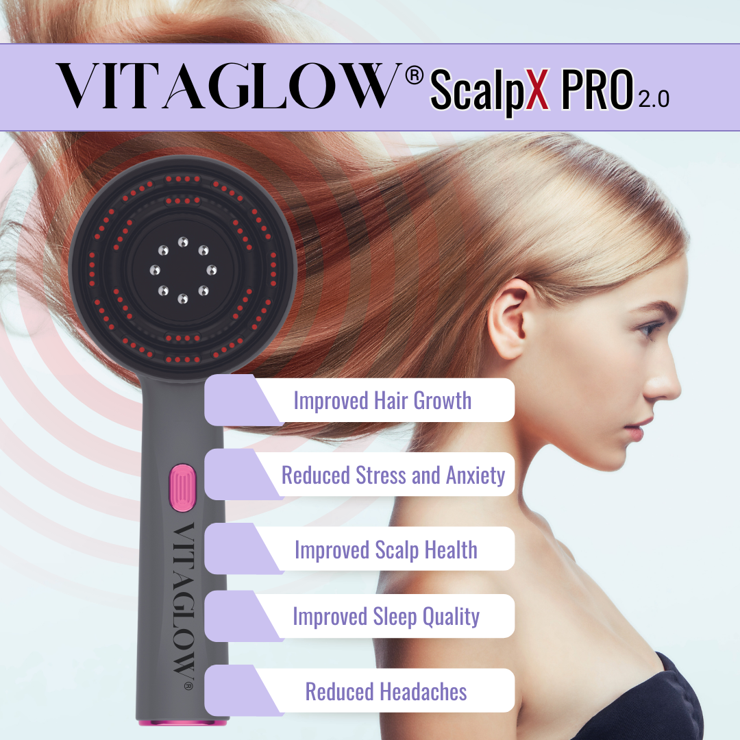 VITAGLOW® ScalpX Pro 2.0 | 6-IN-1 HAIR GROWTH COMB