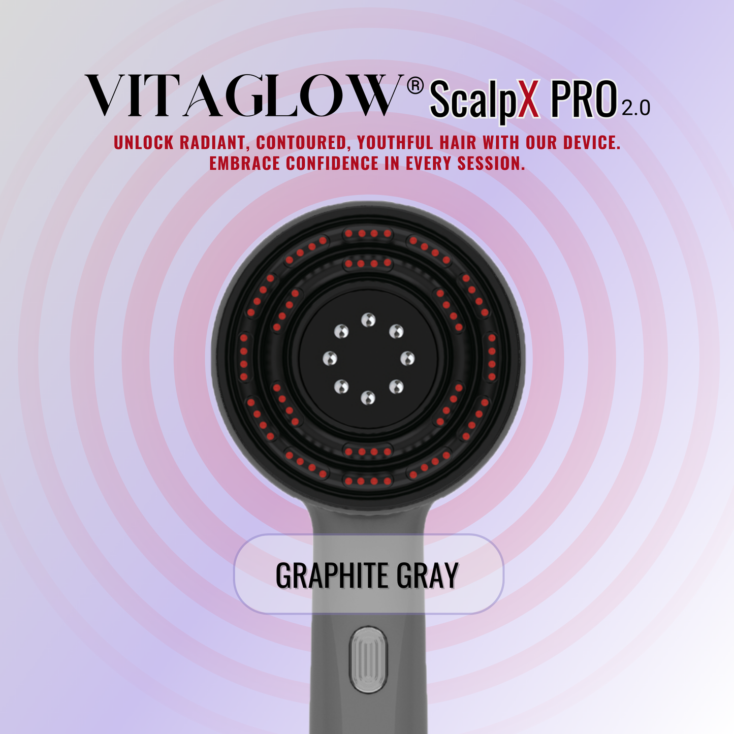 VITAGLOW® ScalpX Pro 2.0 | 6-IN-1 HAIR GROWTH COMB