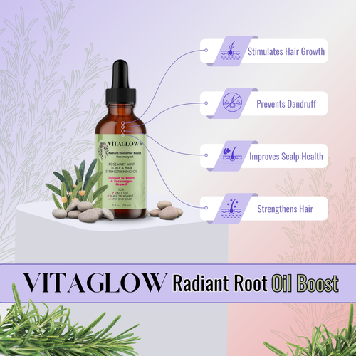 VITAGLOW® RadiantRoots Rosemary Oil Hair Boost